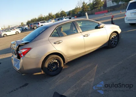 2014 Toyota Corolla Le from USA, damaged, VIN 2T1BURHE2EC047884
